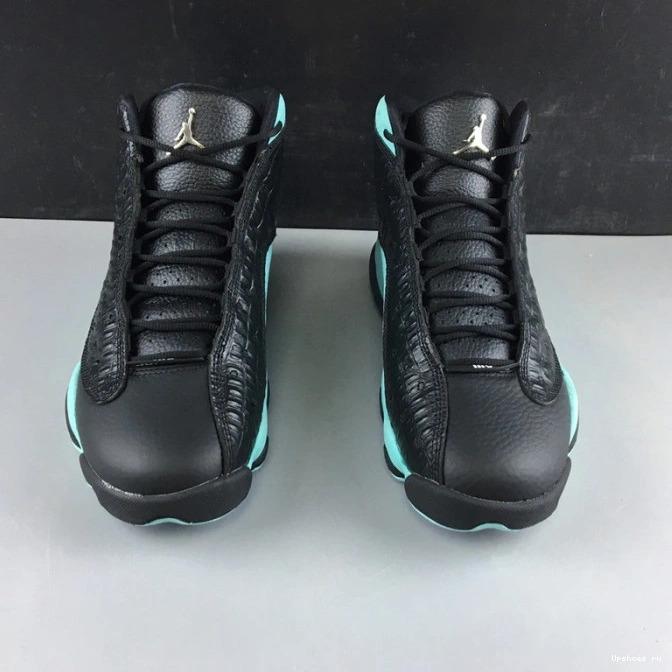 BLACK GREEN ISLAND RETRO 13 AIR 414571-030 JORDAN 0805